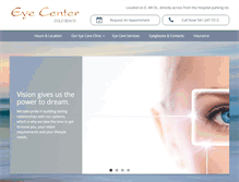 Tablet Screenshot of curryeyecenters.com